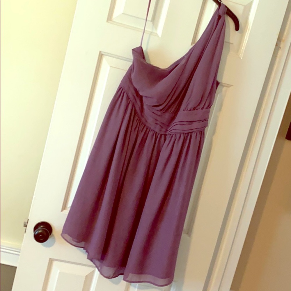 One shoulder dress